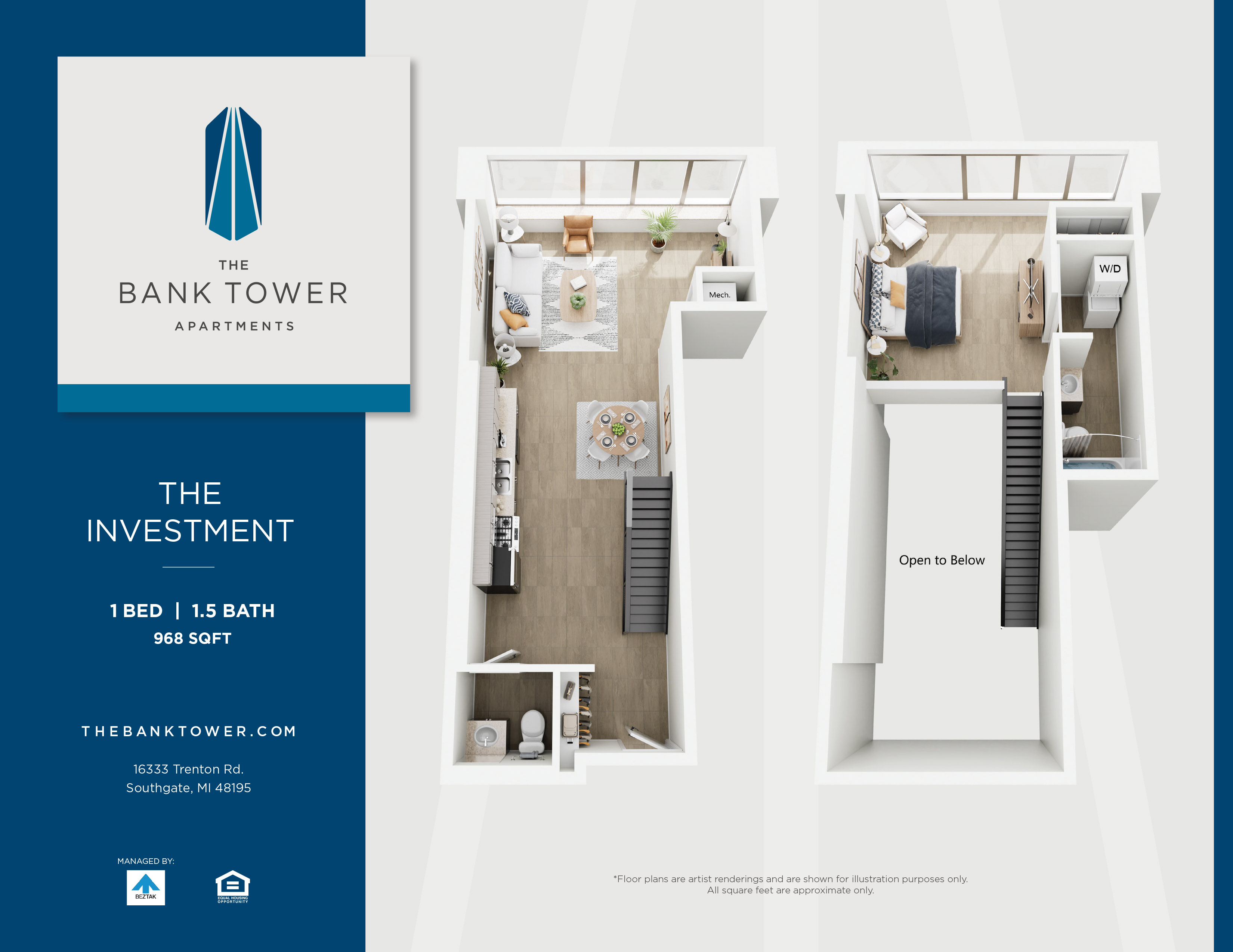 The Investment floor plan